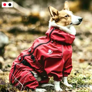Waterproof Pet Dog Outdoor Jacket Clothes Winter Warm Coat Big Jumpsuit Reflective Raincoat For Small Medium Large Dogs