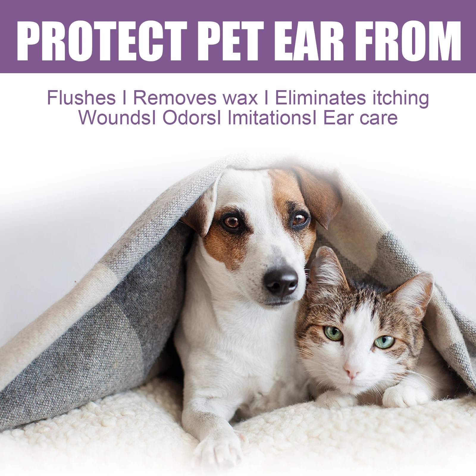 Ear Cleaner Pet Ear Drops For Infections Control Yeast Mites Ear Mites And Ear Wax Itching 118ml - Image 2