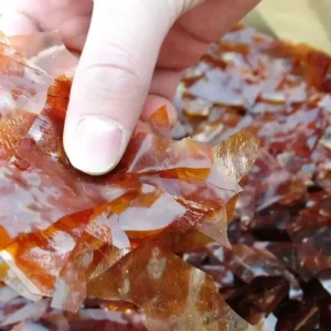 Premium Indian Shellac Flakes for Wooden Furniture Repair and Polishing, Natural Varnish with Golden Finish