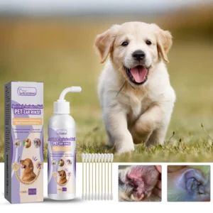 Ear Cleaner Pet Ear Drops For Infections Control Yeast Mites Ear Mites And Ear Wax Itching 118ml